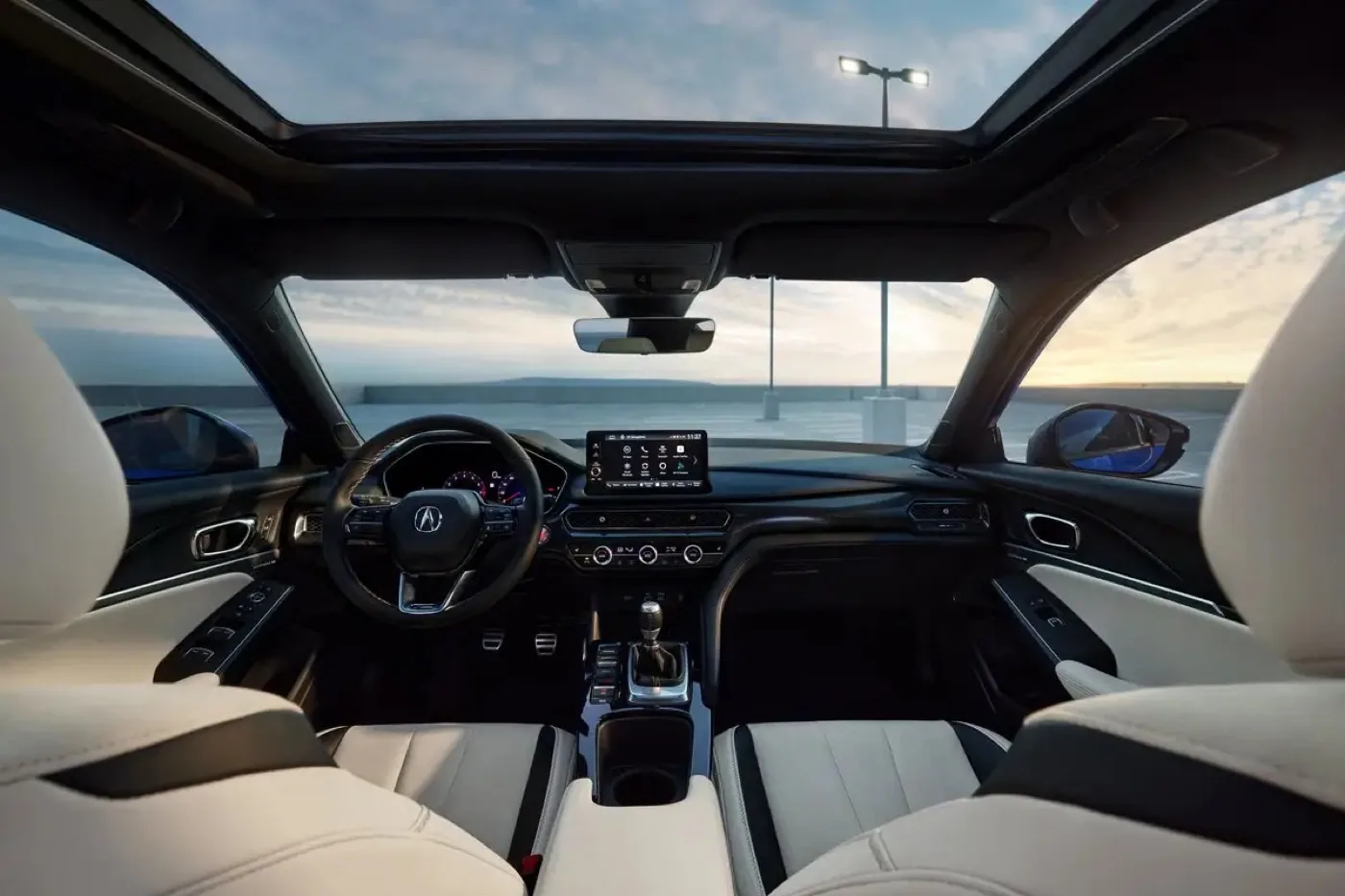 Cockpit, six-speed